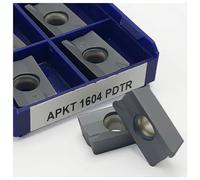 10 piezas de herramientas torneado carburo APMT1135 APKT1135 PDTR APMT1604 APKT 1604, metálicas(APKT 1604 PDTR LT30)