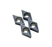 10 piezas de insertos de carburo de tungsteno DCMT070204 SM IC907 908 for herramientas de torneado de metal externo, corte CNC(DCMT070204 SM IC907)