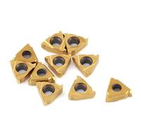 10 piezas de insertos de carburo, herramienta de torneado de torno con cuchilla CNC 11IR A60 con caja