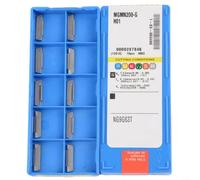 10 piezas de insertos de carburo MGMN200-G H01 para ranurado de aluminio, cuchillas de torneado indexables MGGN200 para mecanizado de semiacabado y acabado