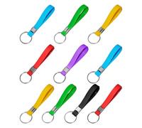 10 Piezas De Llavero De Silicona, Llavero Simple, Llavero De Automóviles, Llavero Duradero, Llavero De Pulsera.