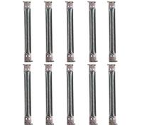 10 piezas de marco flexible interno de metal de 11 cm, marco flexible, bisagras de bolso, clip de resorte para manualidades, bolsos, costura