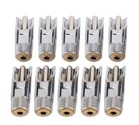 10 Piezas de Metal Estilo Boca de Pato Bebedero para Cerdos Bebedero para Cerdos Suministros de Accesorios de Granja para Ganado Herramienta Duradera Resistente a la oxidación