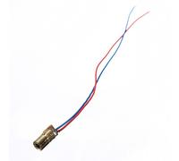 10 piezas de módulo de diodo láser de punto rojo de 650 nm 5 V DC 5 mW 6 mm con cabeza de cobre