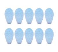 10 piezas de orejas de conejo de felpa de dibujos animados para bricolaje, apliques acolchados hechos a mano, decoración de cola de caballo, bonitos pasadores para el pelo, apliques acolchados