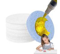 10 piezas de papel de pintura en con textura de espuma, papel de pintura de espuma blanca, magia , pintura manual fluf-fy, textura de puf-fy para manualidades