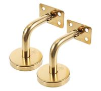 10 piezas de pasamanos for escaleras, soportes acero negros for reposabrazos Para Rampas De Escalera