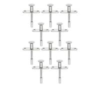 10 piezas de pestillo de resorte, varilla de émbolo de acero, pestillos de émbolo for cama, M5x70, puerta de almacenamiento, herrajes de acero ajustables para armarios, puertas