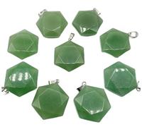 10 piezas de piedras preciosas naturales de cuarzo cristal amatista estrella de colgante para hacer joyas collar accesorios adorno (color: NO.6)