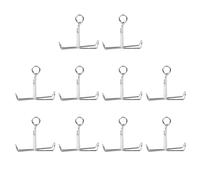 10 piezas de pinza de control para grifo de presión, abrazadera de manguera de laboratorio, tope de agua, espirales, manguera para manguera de goma, flujos de líquido, ajuste de la abrazadera de