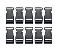 10 Piezas De Plástico Que Funcionan con Hebillas De Libertad Lateral, Hebilla De Bloqueo Multifunción Se Puede Usar En Mochilas, Correas De Casco Y Collar De Mascotas.