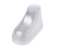 10 piezas de plástico transparente para pies de bebé, escaparate de zapatos, árboles, botines y calcetines de bebé, 8/9/10.5/11/12 cm, suministros transparentes para hacer joyas para adultos