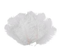 10 piezas de plumas de avestruz naturales blancas de 20-25 cm para manualidades de boda