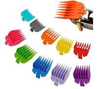10 piezas de protectores de pelo para corte de pelo, guías de límite de corte de pelo compatibles con Wahl Clippers para peluqueros profesionales, uso doméstico