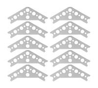 10 Piezas de Refuerzo de Conexión Robótica de Aluminio 7005 de 120 Grados para TETRIX PRIME Componentes de Construcción de Robots de Alta Resistencia, Ligeros y Robustos para