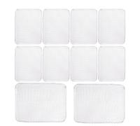 10 piezas de rejilla de aluminio esteras desechadas BBQ Toppers Grills Accesorios para asar y limpiar al aire libre adecuado