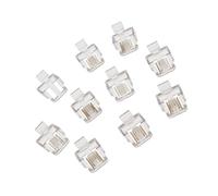10 piezas de reparación RJ45 para hebillas de conector, durabilidad, diseño de larga duración, cierres negros