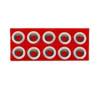10 piezas de repuesto de carburo redondo de 16 mm para acabado completo de madera