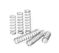 10 piezas de resorte de compresión de 0,2 mm, resortes de acero inoxidable 304 A2, diámetro del alambre de 0,2 mm, diámetro exterior de 1, 1,2, 1,5, 1,8, 2, 2,5, 3, 3,5 y 4 mm, longitud de 5 a 25 mm(1