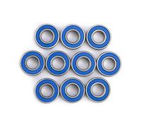 10 piezas de rodamientos de patineta de acero en miniatura de 5 mm x 11 mm x 4 mm rodamiento de bolas de doble escudo zz MR115-2RS