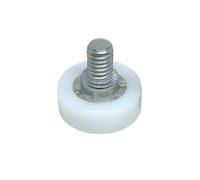10 piezas de ruedas de cajón POM de 26 mm de diámetro exterior DR26 C2L8W7M6 cajón de dinero, contador de dinero, ruedas guía for puertas y ventanas(DO19-C2L8W6M6)