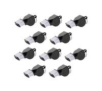 10 piezas de silbato profesional para fútbol/baloncesto, silbato de árbitro para deporte al aire libre, alta calidad y sonido, sin semillas