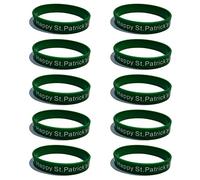 10 piezas de silicona para el día de San Patricio, suministros de regalo para el escenario de jardín de infantes