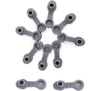 10 piezas de silicona universal gris para botellas de sellado con agujero de pajita, tapas de tapón de popote, barra de tapón de paja y herramientas de vino de repuesto de 20/30 onzas, tapones de vino