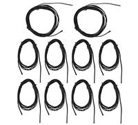 10 Piezas de sonda de Sensor de Temperatura con termistor, Punta en Forma de Gota, Conector de Resina epoxi y Cable de 2 Metros, - sonda de detección de Temperatura de 25 °C a (15K B3950)