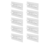 10 Piezas De Soporte De Estante Autoadhesivo, Accesorios De Gabinete, Accesorios De Estantes, Herramientas De Capas De Gabinetes.
