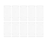 10 piezas de timbres adhesivos con anillos, modelos de batería, cinta fuerte de doble cara, papel de respaldo de papel, calcomanías de seguridad para puerta