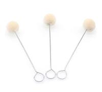 10 piezas de tinte de cuero DIY de lana artificial daubers asistido bola tinte herramientas cuero artesanía lana dauber \U0026 acabado aplicador cepillo kit Tdurability