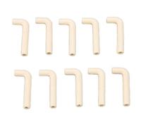 10 Piezas de Tubos de Ayuda de Sonido, Amplificador de Audición, Tubo de Molde de Oído, Reemplazo en Forma de L, Amplificador de Audición, Producción de Tubo Receptor Y Piezas de Reparación para Ayuda