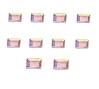 10 piezas de uñas de diamante en 3D con base puntiaguda, piedras preciosas, joyas, manicura, decoración de uñas