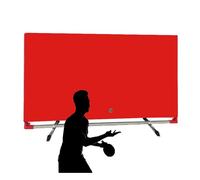 10 piezas de valla envolvente para entrenamiento de tenis de mesa para práctica personal y Cetit Ping Pong Partit Sn Bloque deflector portátil para mejorar el juego