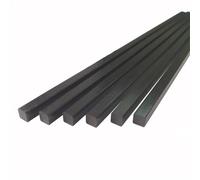 10 piezas de varillas de fibra de carbono sólidas cuadradas pultruidas de 500 mm de longitud Tubo de fibra de carbono(10pcs 3x3x500mm)