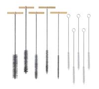 10 Piezas Del Cepillo De Limpieza De Acero Inoxidable, Limpieza De Piedra Espiral