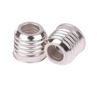 10 piezas E27 a E14 portalámparas convertidor bombilla anillo de hierro pequeño adaptador portalámparas