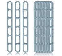 10 Piezas Elemento Tensor de Plástico, Unidades de Elementos Tensores de Plástico, Correas Tensoras para Tiendas de Campaña, Tensor de Cuerda,Toldos