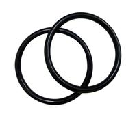 10 Piezas EPDM O-Rings 4mm x 55mm x 63mm, 4mm Diámetro del cable, 55mm ID, 63mm OD, Junta tórica para arandela de sellado métrica, color negro