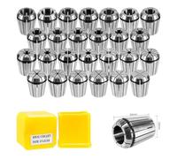 10 piezas ER11 ER16 ER20 ER25 ER32 Portabrocas elástico ER de alta calidad y precisión estándar for máquina de grabado CNC, herramienta de fresado de torno(ER11-5.5 10pcs)