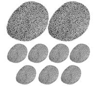 10 Piezas Esponja Filtrante para Campana Extractora, Negro | Carbón Activado, Diseño, Instalación Sencilla, Filtración Duradera, para Campanas de Barbacoa y Mesa