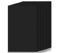10 Piezas Espuma EVA Negra, Espuma EVA de Espesor, EVA Foam Cosplay, 35.5 x 150cm Alta Densidad 86kg/m3 Rollo Goma EVA para Costume Proyecto DIY (Negro)
