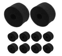 10 Piezas Espuma Insertable, Alta Densidad Negra | Ajuste Rápido, Aislamiento de Ruido, Protección para Entrevistas y Estudio Profesional, Compatible Varios Modelos