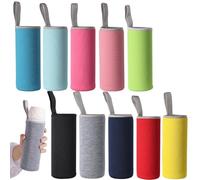 10 Piezas Estuche para Botellas de Neopreno, 550 ml Tapa para Botellas de Neopreno, 6.8 * 19 cm Funda de Botella Neopreno, Tapa de Botella de Agua de Neopreno, para Acumulación de Calor