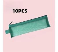 10 Piezas Estuche Portátil y Duradero de Nylon para Lápices, Bolsa de Almacenamiento Multifuncional, Ideal para , Oficina y Viajes, Estuche para Lápices, Bolsa