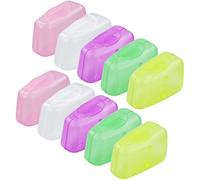 10 Piezas Estuche Protector la Cabeza del Cepillo de Dientes, Colores Diferentes Funda Protectora para Viajes, Campamentos Estuche Portátil Cepillo de Dientes Adecuado para Viajes, Familia
