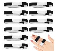 10 Piezas ferula dedo ajustable vendaje de dedo corrector dedo martillo para dedos de manos y pies, corrector de dedos del pie y separador juanetes