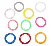 10 Piezas Filamento para Bolígrafo 3d 1,75mm Pla Plástico | Colores Vivos, Cobertura Uniforme y Fusión Estable, Recambios Económicos para Estudiantes, Docentes y Color Aleatorio