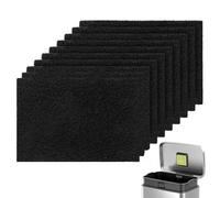 10 Piezas Filtros de carbón Activado, Filtros Antiolor Cuadrados compatibles con Joseph Food Waste Caddy, Filtro para Cubos de Repuesto para Cocina de Interior, Cubeta de Compostaje